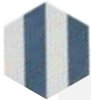Керамогранит Bestile Meraki Stripe Azul Mate, цвет синий, поверхность матовая, прямоугольник, 198x228