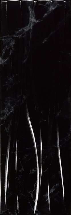 Керамическая плитка El Molino Siracusa Dunas Negro, цвет чёрный, поверхность глянцевая, прямоугольник, 250x750