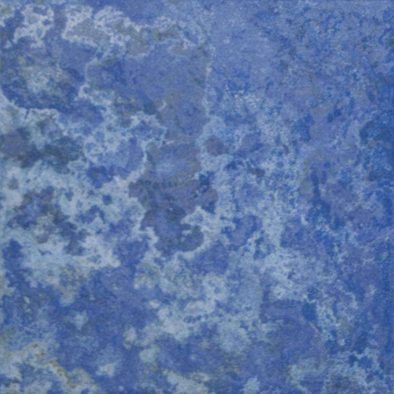 Керамогранит Cifre Keystone Blue, цвет синий, поверхность глянцевая рельефная, квадрат, 150x150