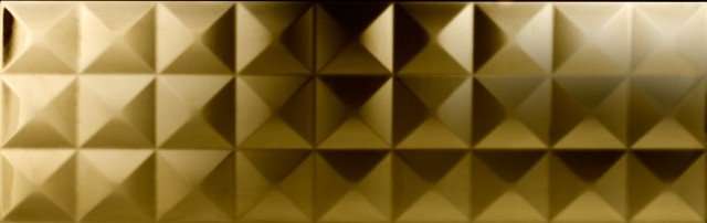 Декоративные элементы Aparici Nordic Gold Guiza, цвет жёлтый, поверхность глянцевая, квадрат, 298x895
