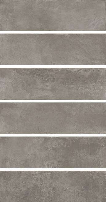 Керамическая плитка Kerama Marazzi Маттоне серый 2911, цвет серый, поверхность матовая, прямоугольник, 85x285