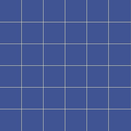 Мозаика Ce.Si Matt Avio Rete 5x5, цвет синий, поверхность матовая, квадрат, 300x300