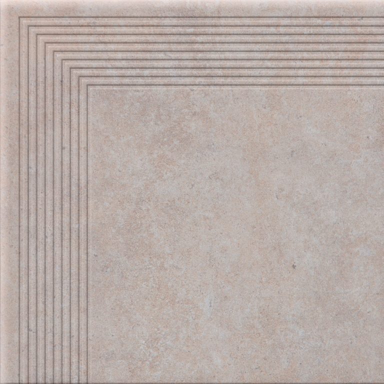 Ступени Cerrad Tread Corner Cottage Salt, цвет серый, поверхность матовая, квадрат, 300x300