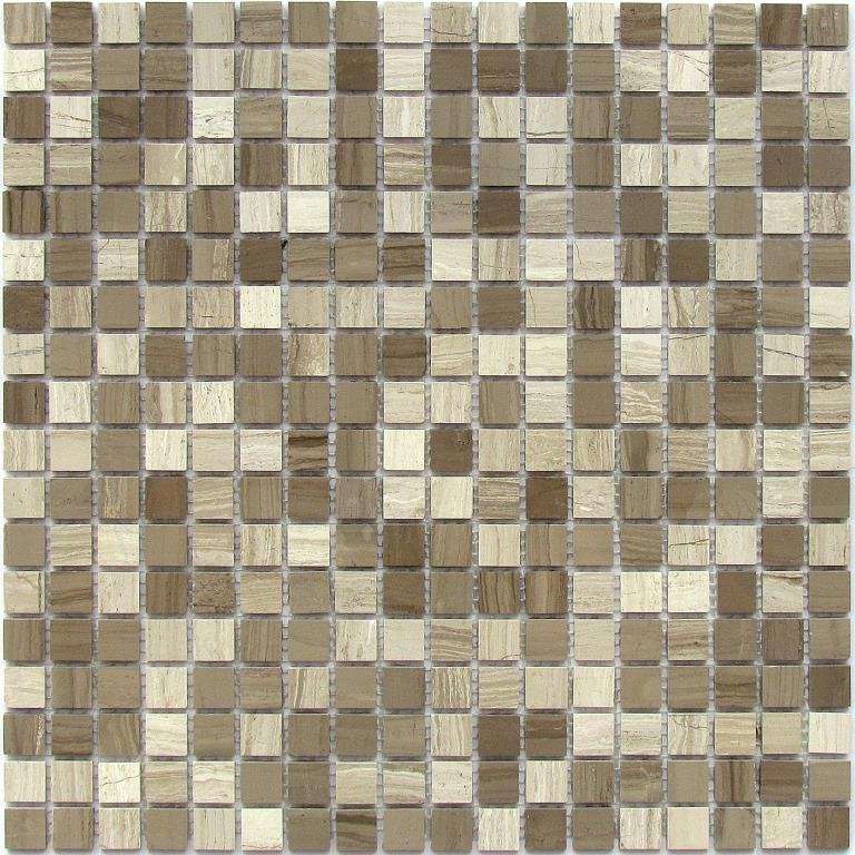 Мозаика Bonaparte Bonaparte Kansas-15 Pol, цвет бежевый, поверхность полированная, квадрат, 305x305