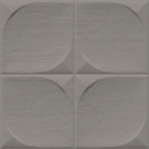 Керамическая плитка Vives Sindhi Gris, цвет серый, поверхность глянцевая, квадрат, 130x130