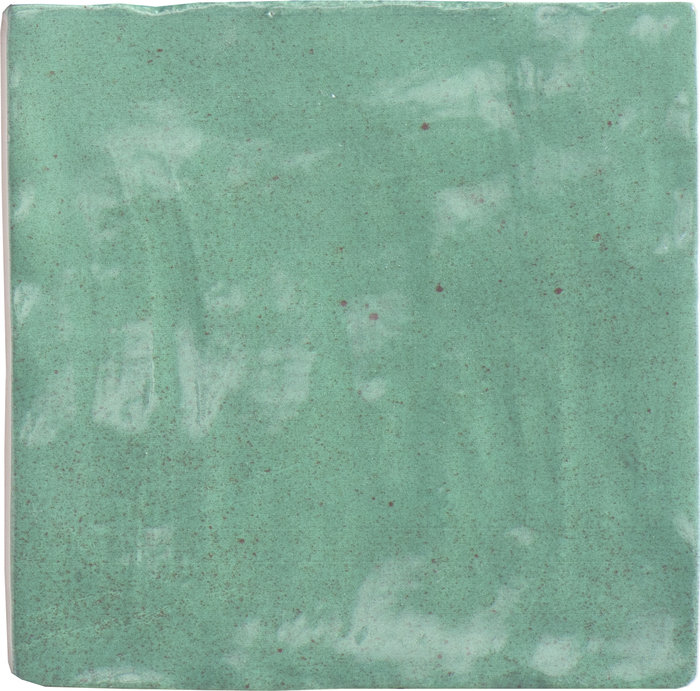 Керамическая плитка Harmony Riad Green/10X10 26049, цвет зелёный, поверхность структурированная, квадрат, 100x100