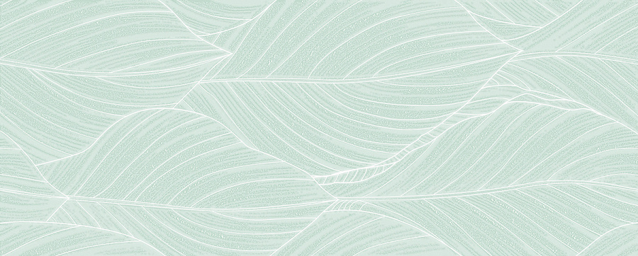 Керамическая плитка Azori Lounge Mint Oasis, цвет зелёный, поверхность матовая, прямоугольник, 201x505