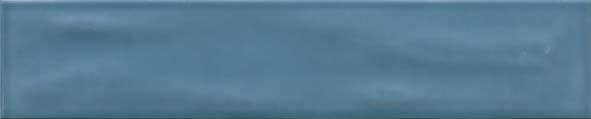 Керамическая плитка Dom Aria Lake, цвет синий, поверхность глянцевая, прямоугольник, 100x500