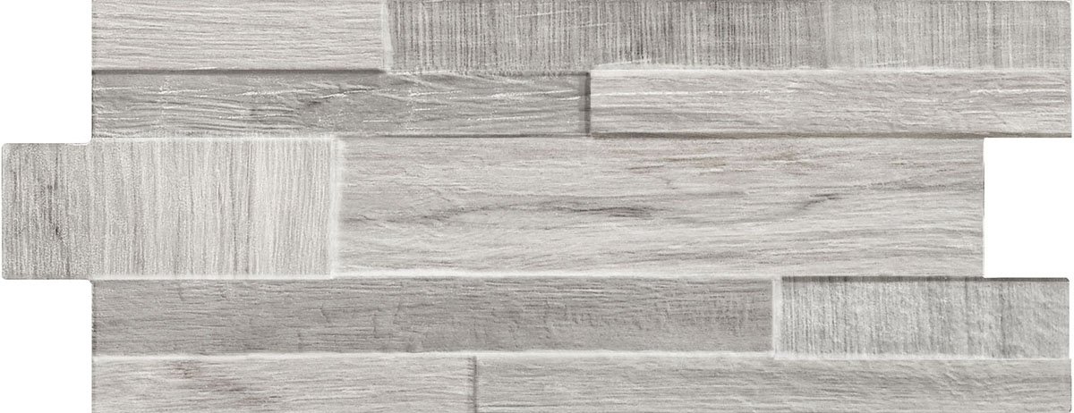 Керамогранит Keradom Country Gris, цвет серый, поверхность рельефная, прямоугольник, 160x400