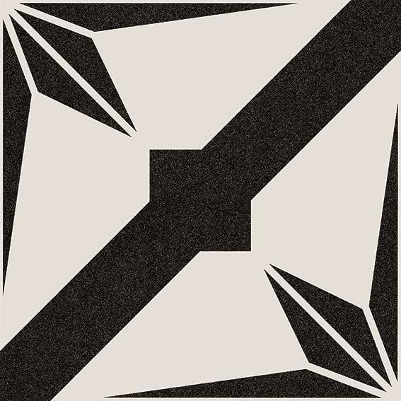 Керамогранит Vives Bali Bangli Antracita, цвет чёрно-белый, поверхность матовая, квадрат, 200x200