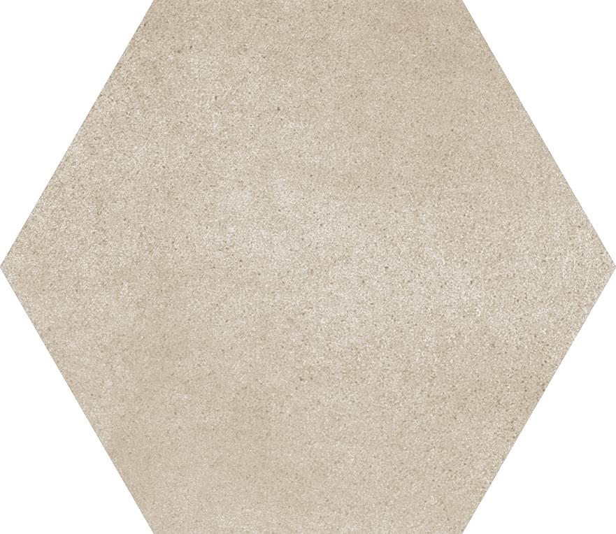 Керамогранит APE Hexawork B Taupe, цвет бежевый, поверхность матовая, шестиугольник, 210x182
