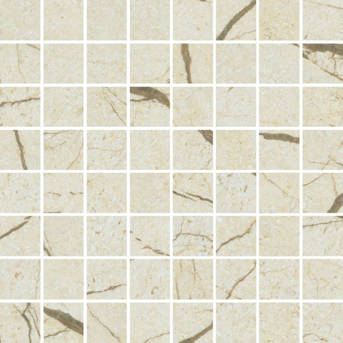Мозаика Italon Charme Deluxe River Mosaico Lux 610110000634, цвет бежевый, поверхность полированная, квадрат, 292x292