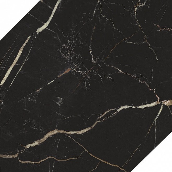 Керамическая плитка Kerama Marazzi Фрагонар чёрный 18019, цвет чёрный, поверхность глянцевая, квадрат, 150x150