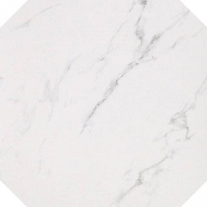 Керамогранит Casalgrande Padana Marmoker Statuario Grigio Lucido Ottagono, цвет белый, поверхность лаппатированная, квадрат, 590x590