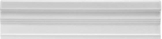 Бордюры Adex ADNE5464 Cornisa Clasica Blanco Z, цвет белый, поверхность глянцевая, прямоугольник, 50x200