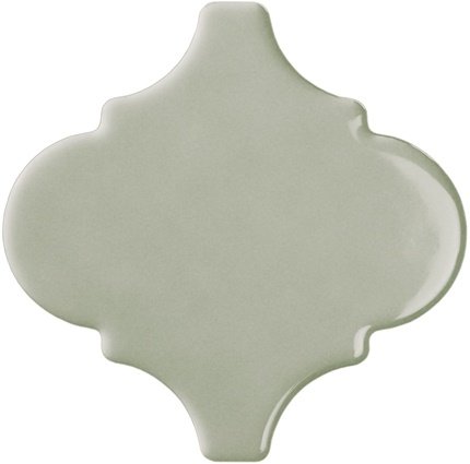 Керамическая плитка Bestile Bondi Arabesque Green, цвет зелёный, поверхность матовая, арабеска, 150x150