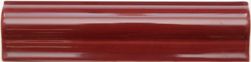 Бордюры Dar Ceramics Biselado/Liso Moldura Antigua Burgundi Brillo, цвет красный, поверхность глянцевая, прямоугольник, 50x200