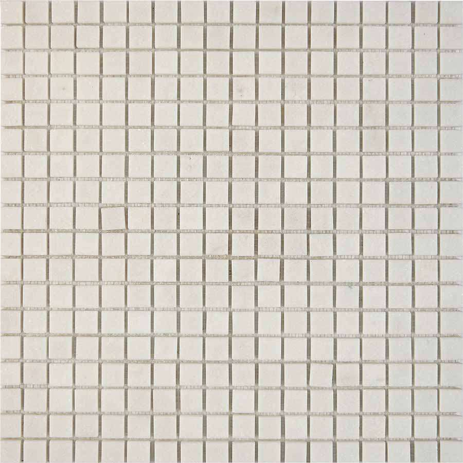 Мозаика Pixel Mosaic PIX294 Мрамор (15x15 мм), цвет белый, поверхность глянцевая, квадрат, 305x305