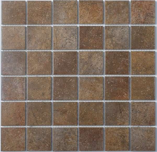 Мозаика NS Mosaic P-513, цвет коричневый, поверхность матовая, квадрат, 306x306