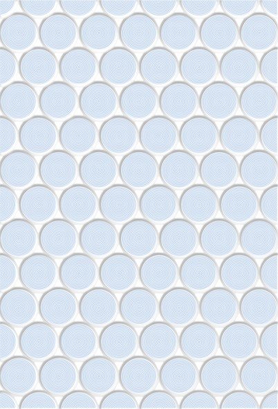 Керамическая плитка Керамин Блэйз 2С, цвет голубой, поверхность глянцевая, прямоугольник, 275x400