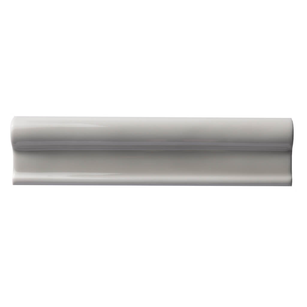 Бордюры Adex Levante Moldura Monzon Glossy ADLE5004, цвет серый, поверхность глянцевая, прямоугольник, 50x200