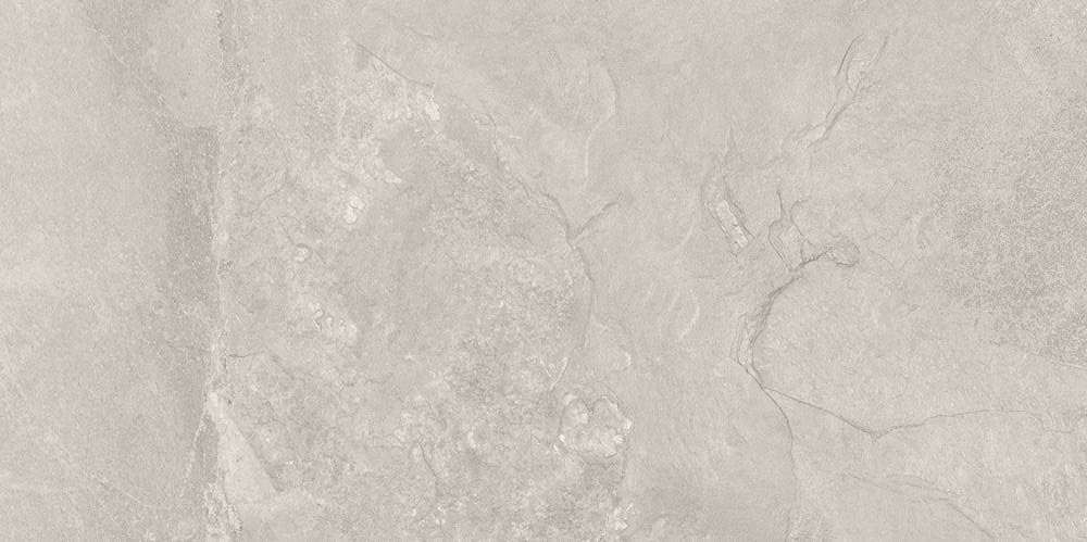 Широкоформатный керамогранит Tubadzin Grand Cave White STR, цвет серый, поверхность матовая, прямоугольник, 1198x2398