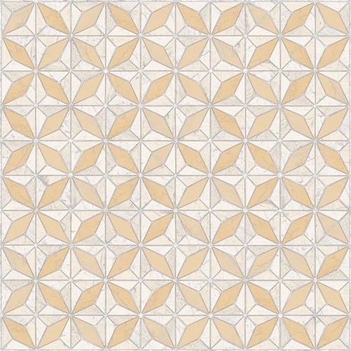 Керамическая плитка Vives Medix-PR Blanco, цвет разноцветный, поверхность полированная, квадрат, 435x435