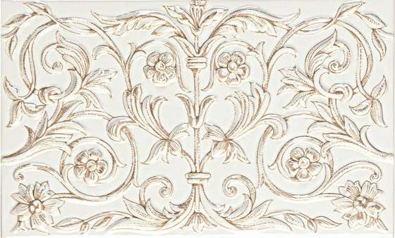 Бордюры Petracers Grand Elegance Unicorni Panna B, цвет бежевый, поверхность глянцевая, прямоугольник, 125x200