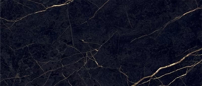 Широкоформатный керамогранит Flaviker Supreme Evo Wide Noir Laurent Lux 8712, цвет чёрный, поверхность полированная, прямоугольник, 1200x2800