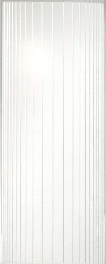 Декоративные элементы Cedam Lustri Dec Righe Bianco Lucido, цвет белый, поверхность глянцевая, прямоугольник, 200x500