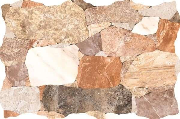 Керамическая плитка Geotiles Pietra Mix, цвет разноцветный, поверхность матовая, под кирпич, 320x480