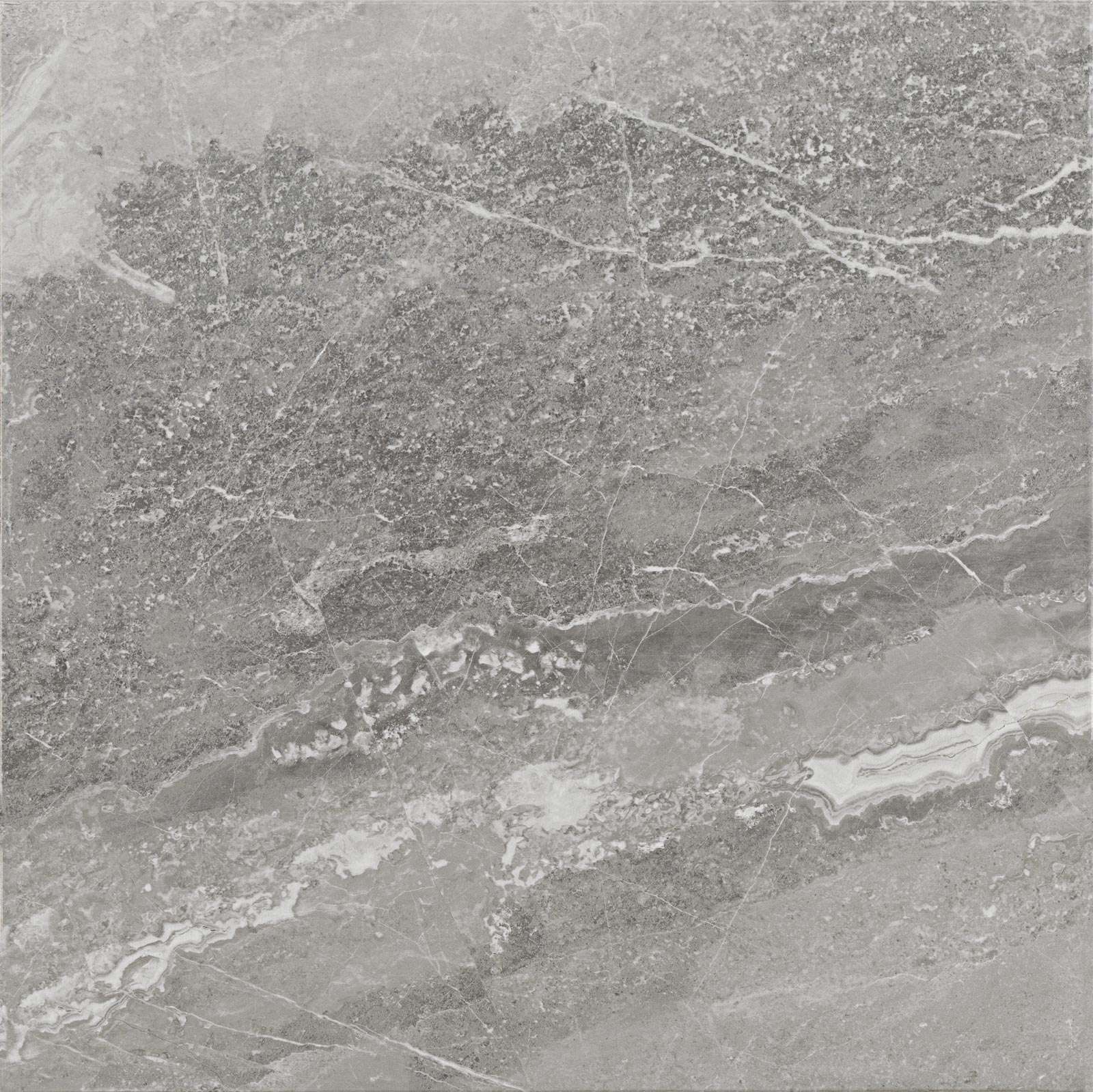 Керамогранит Ragno Bistrot Crux Grey Glossy R4RS, цвет серый, поверхность полированная, квадрат, 580x580