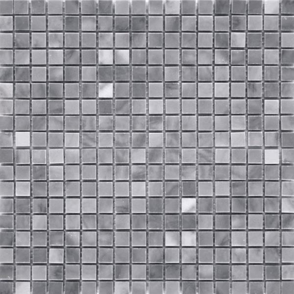 Мозаика Natural Mosaic Adriatica (1,5X1,5) 7M033-15P, цвет серый, поверхность полированная, квадрат, 305x305
