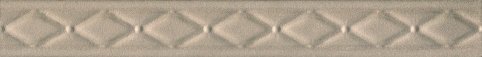Бордюры Керамин Фасонная деталь Дамаск 3T, цвет коричневый, поверхность матовая, прямоугольник, 30x275