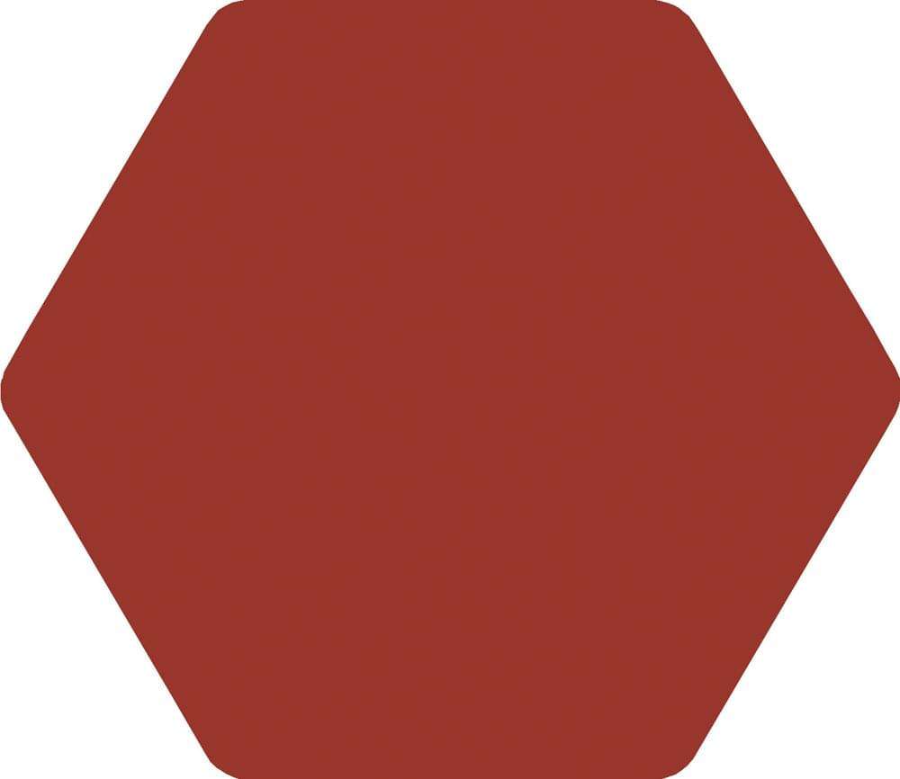 Керамогранит Bestile Toscana Rojo, цвет красный, поверхность матовая, шестиугольник, 258x290