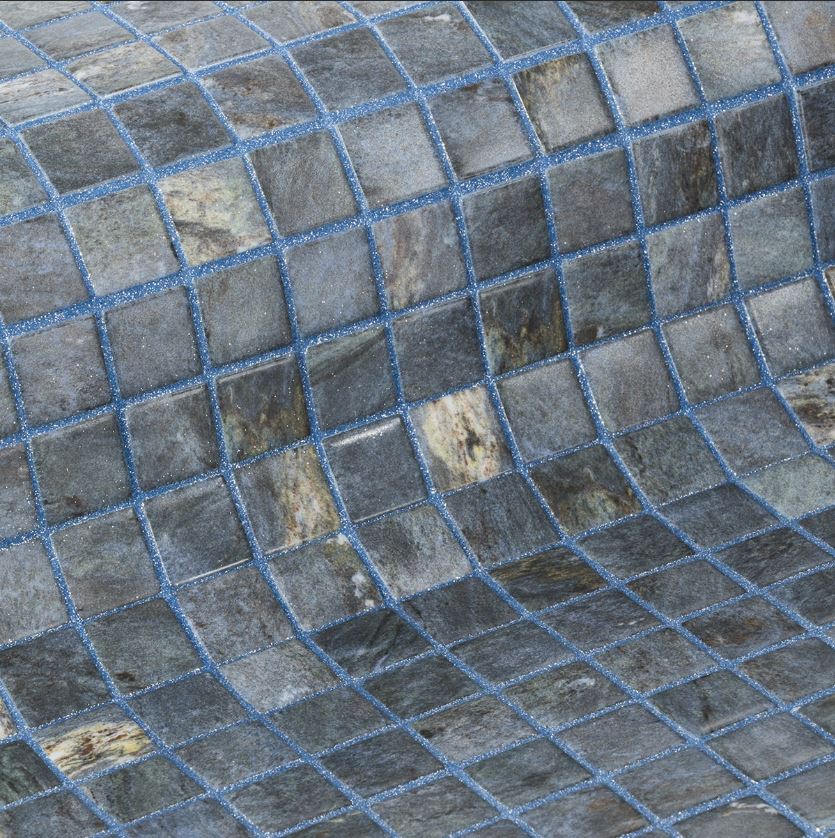 Мозаика Ezarri Zen Dolerite, цвет серый, поверхность матовая, прямоугольник, 313x495