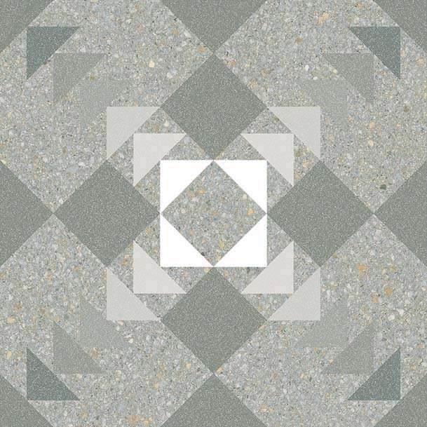 Декоративные элементы Vives Benaco Mar, цвет серый, поверхность матовая, квадрат, 200x200