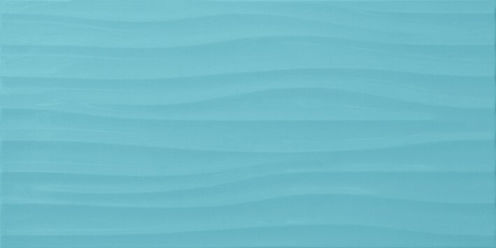 Керамическая плитка Керамин Плитка Настенная Дюна 2т Бирюзовый, цвет бирюзовый, поверхность глянцевая, прямоугольник, 300x600