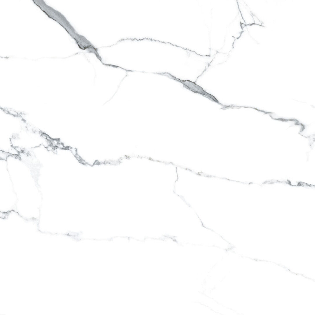 Керамогранит Prissmacer Statuarietto White, цвет белый, поверхность матовая, квадрат, 600x600