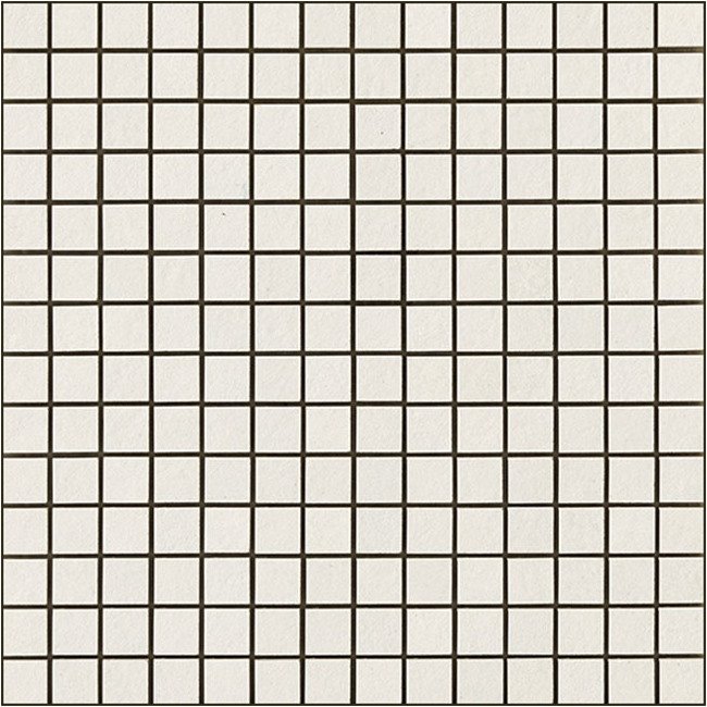 Мозаика Impronta Nuances Bianco Mosaico B NU013MB, цвет белый, поверхность матовая, квадрат, 300x300
