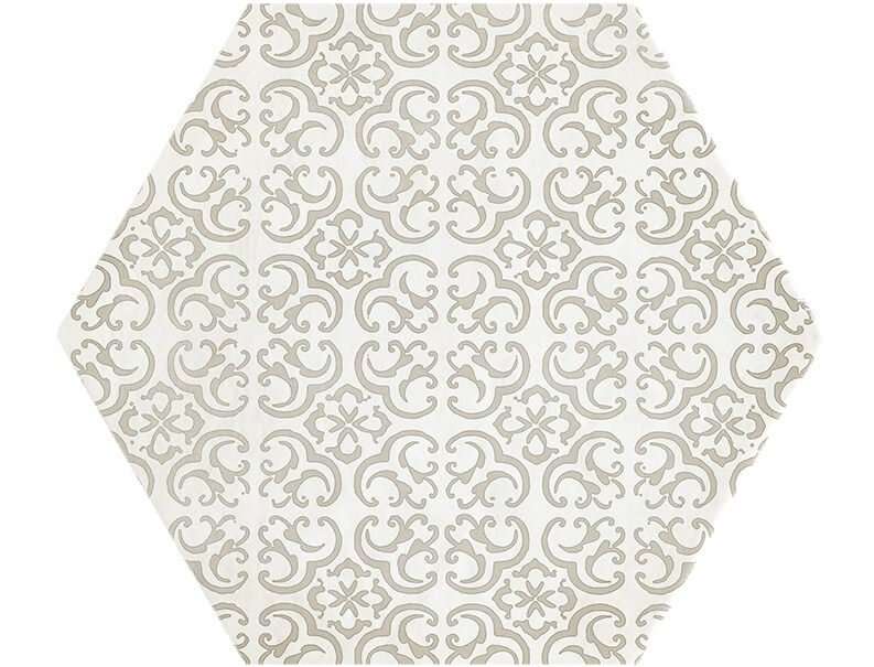Декоративные элементы Bayker Oltremare Deco Perla, цвет серый, поверхность глянцевая, прямоугольник, 400x350