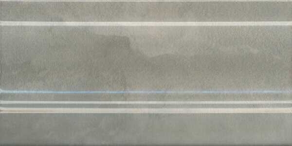Бордюры Kerama Marazzi Стеллине Плинтус Серый FMD022, цвет серый, поверхность глянцевая, прямоугольник, 100x200