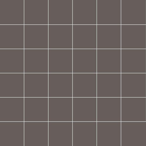 Мозаика Ce.Si Matt Antracite Rete 5x5, цвет серый, поверхность матовая, квадрат, 300x300
