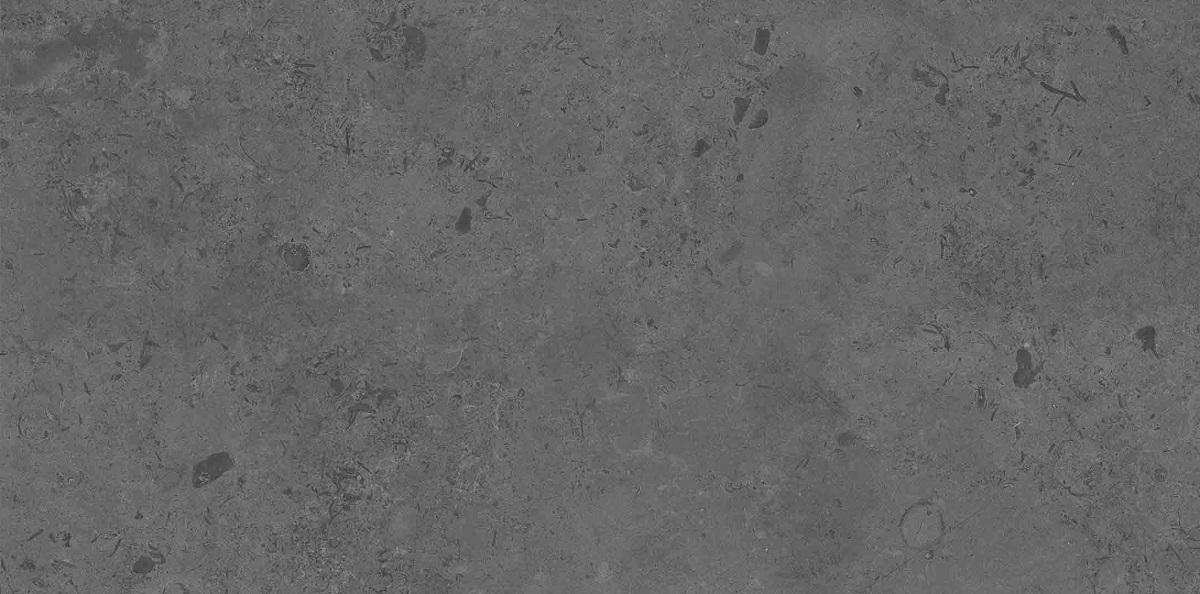 Керамогранит Kerama Marazzi Про Лаймстоун серый тёмный натуральный DD506220R, цвет чёрный, поверхность натуральная, прямоугольник, 600x1200