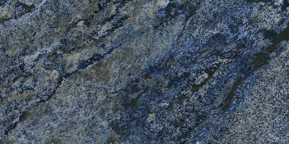 Керамогранит Geotiles Bahia Azul, цвет синий, поверхность полированная, прямоугольник, 600x1200