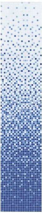 Мозаика NS Mosaic COV09, цвет голубой, поверхность глянцевая, квадрат, 327x327