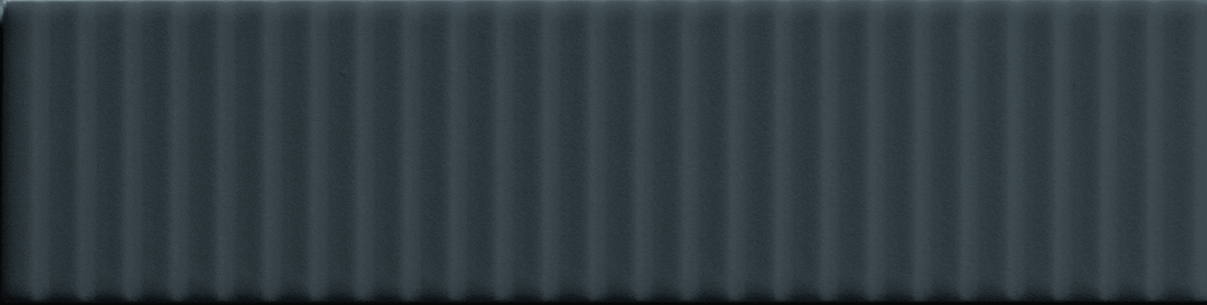 Керамическая плитка 41zero42 Biscuit Strip Notte 4100680, цвет чёрный, поверхность матовая 3d (объёмная), прямоугольник, 50x200