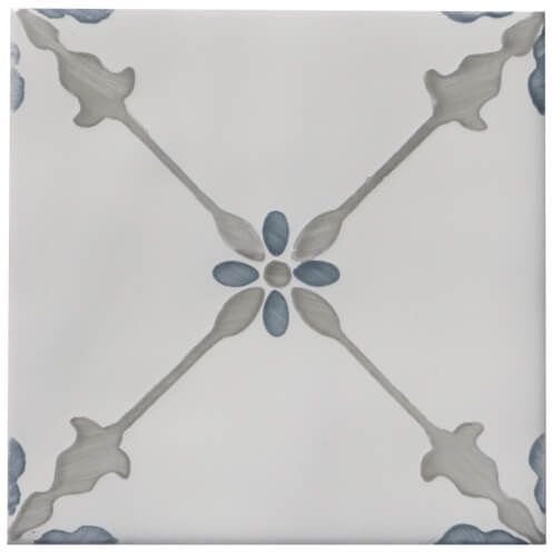 Керамическая плитка Adex Levante Decorado Merida Monzon ADLE6001, цвет серый, поверхность глянцевая, квадрат, 100x100