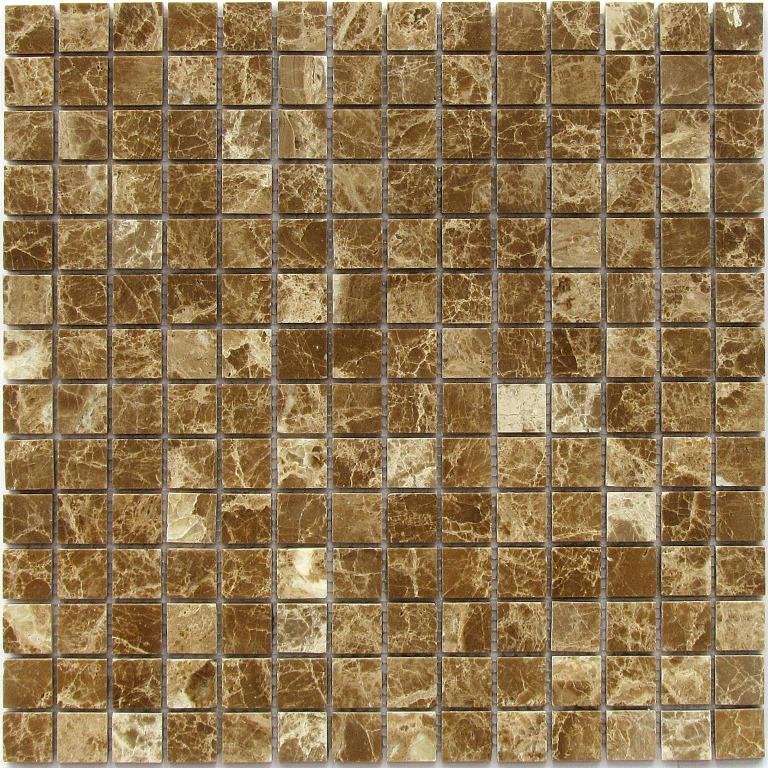Мозаика Bonaparte Bonaparte Madrid-20 Pol, цвет коричневый, поверхность полированная, квадрат, 305x305