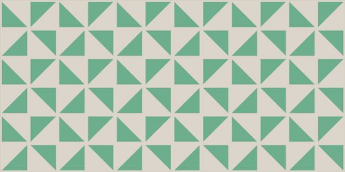 Декоративные элементы Vives Rivoli Denoyez Oliva, цвет зелёный, поверхность глянцевая, кабанчик, 100x200